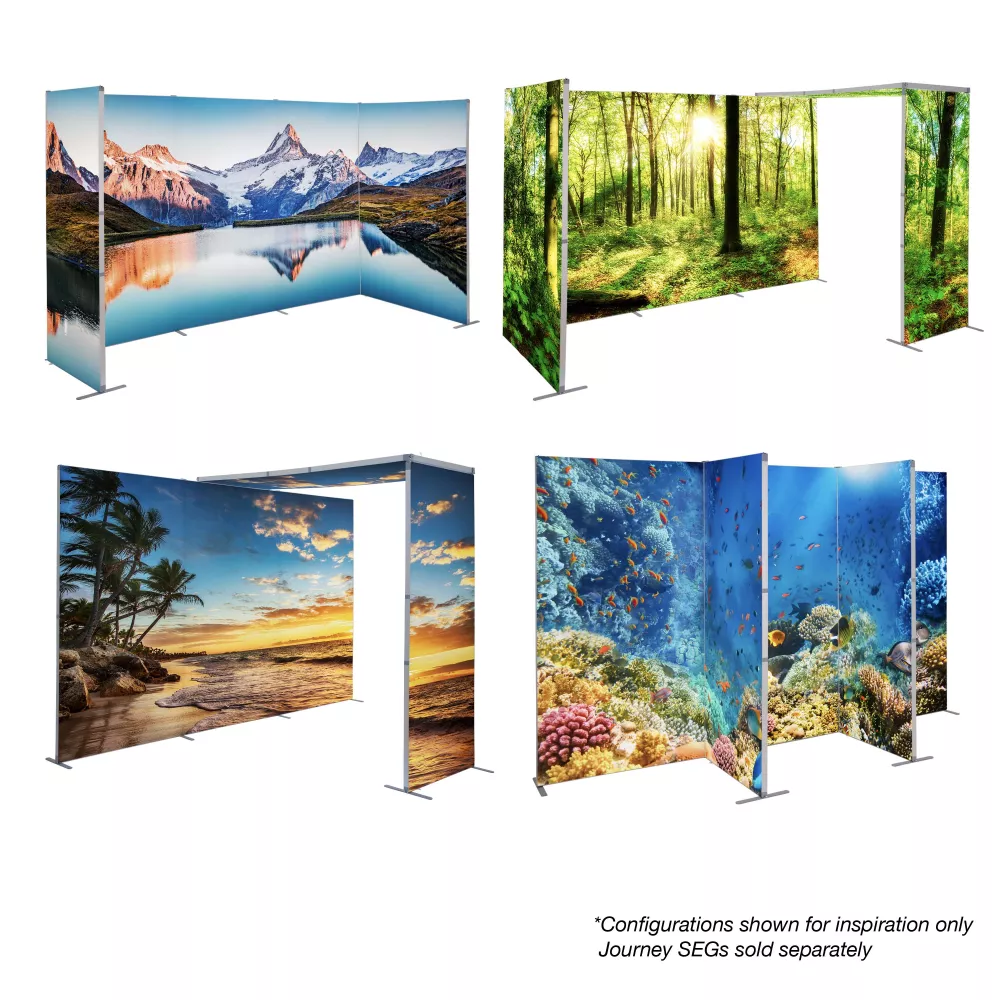 Ensemble de connecteurs en T pour affichage SEG Journey