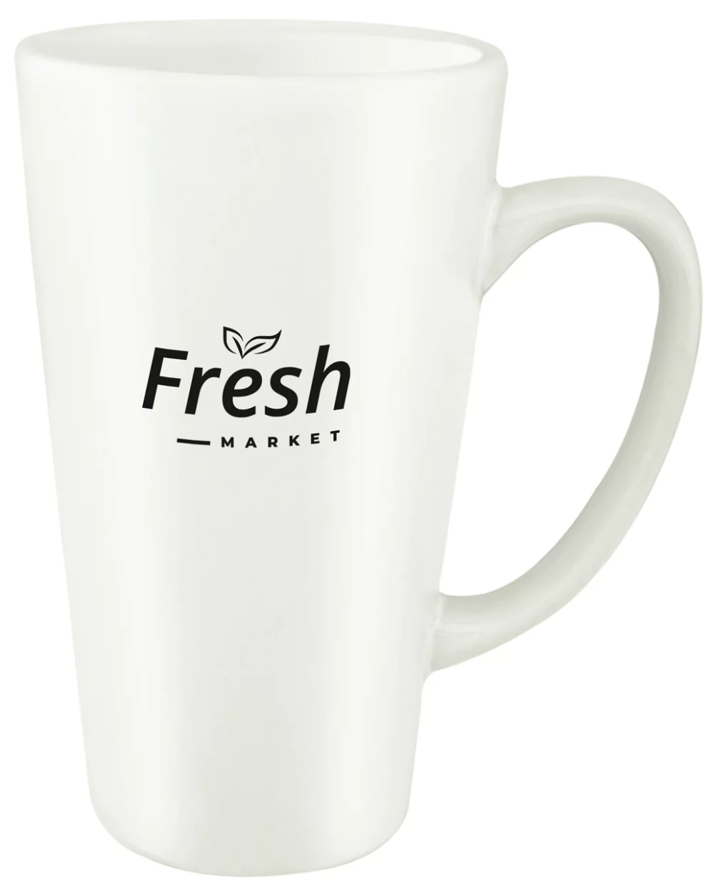 Grande tasse blanche de 16 onces pour café