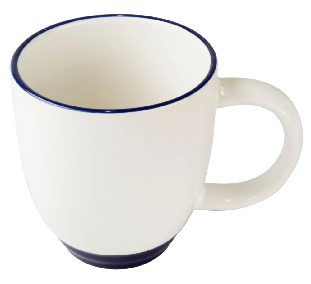 Halo 14oz white/cobalt mug