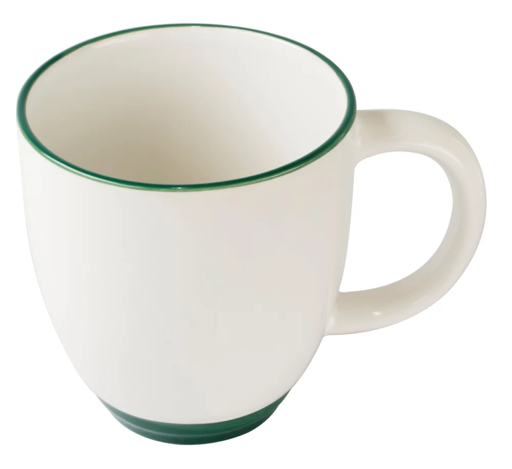 Halo 14oz white/green mug