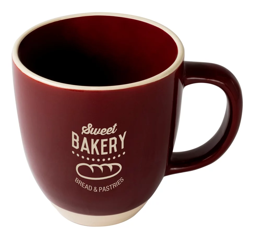 Victorian 14oz burgundy mug