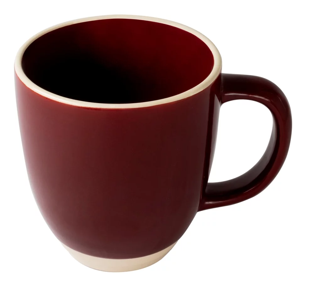 Victorian 14oz burgundy mug