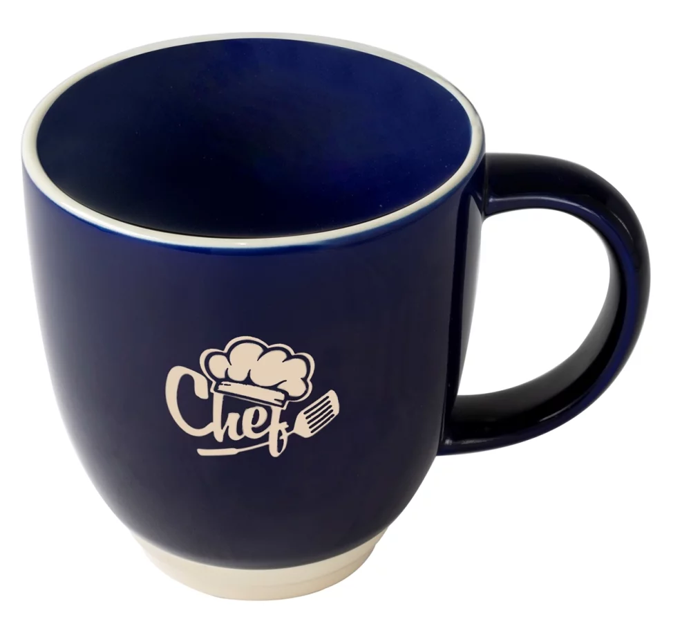 Victorian 14oz cobalt mug - Etched