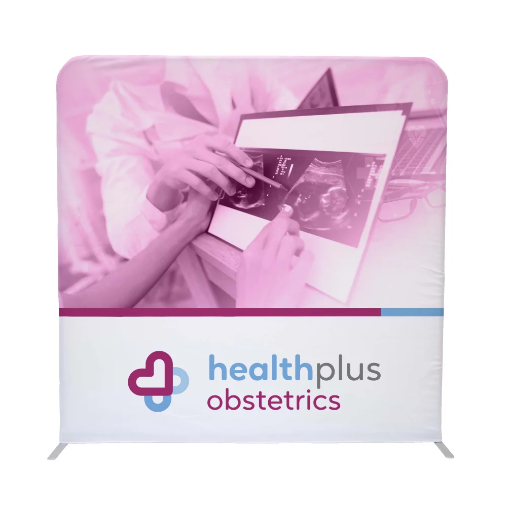 Kit de mur droit EuroFit de 6' de largeur x 72" de hauteur (tissu biodégradable)