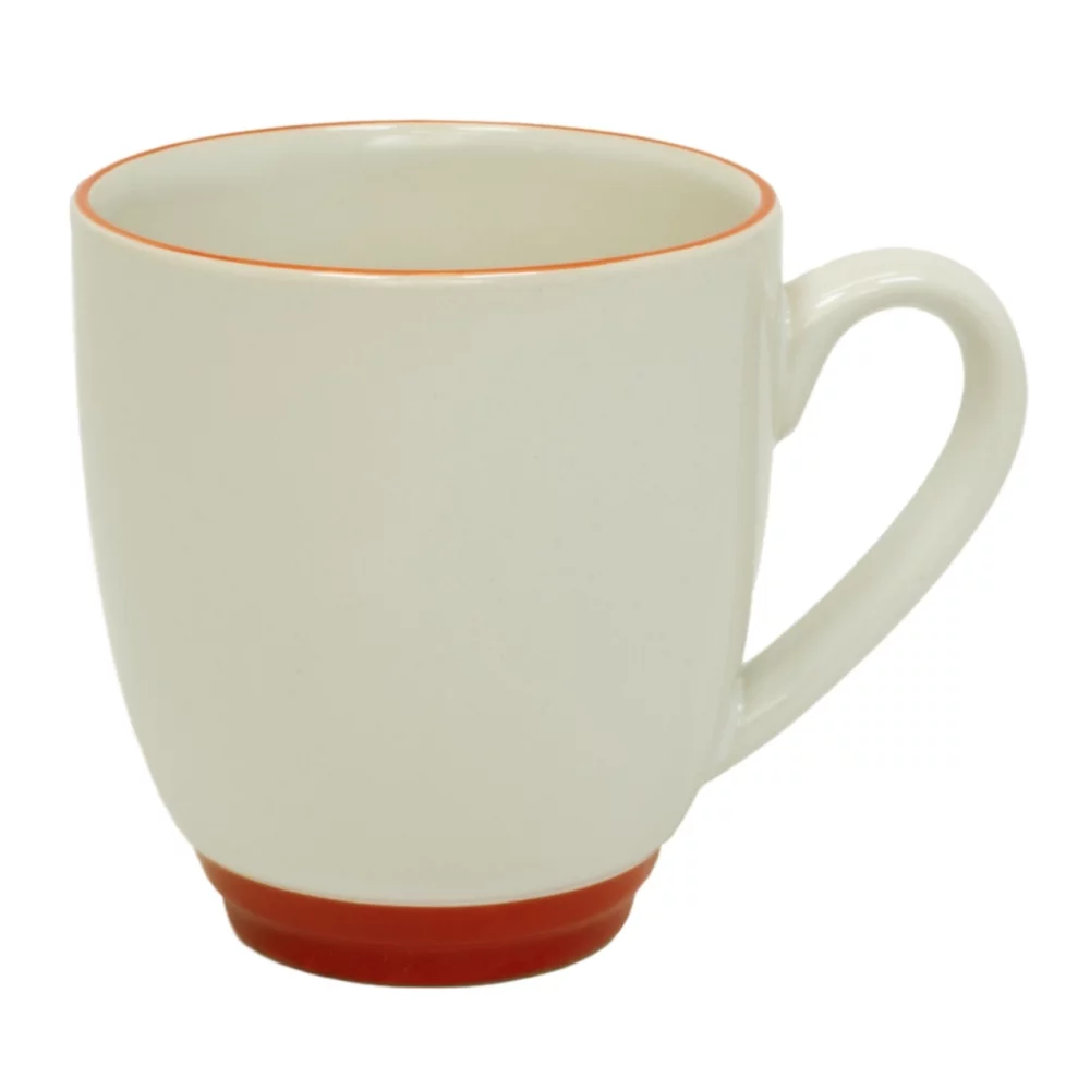 Tasse blanche/rouge de 14 oz Halo
