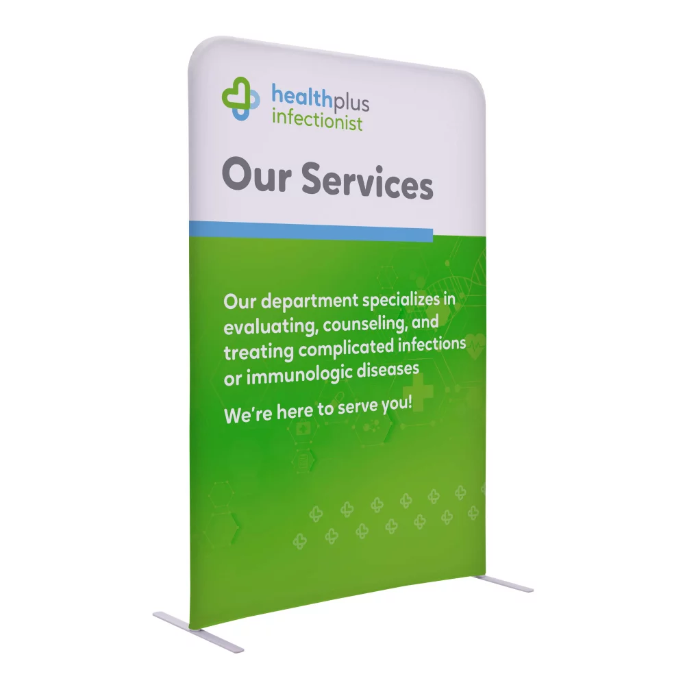 Kit de mur droit EuroFit de 4' de largeur x 72" de hauteur.