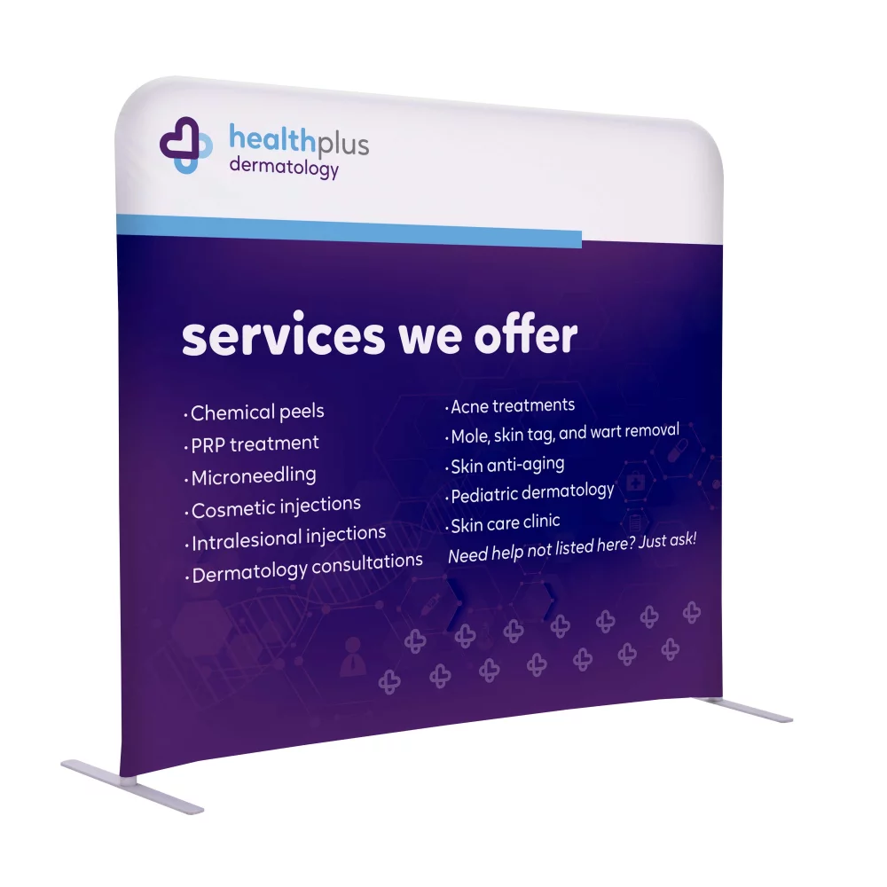 Ensemble de mur droit EuroFit de 5' de largeur x 54" de hauteur.