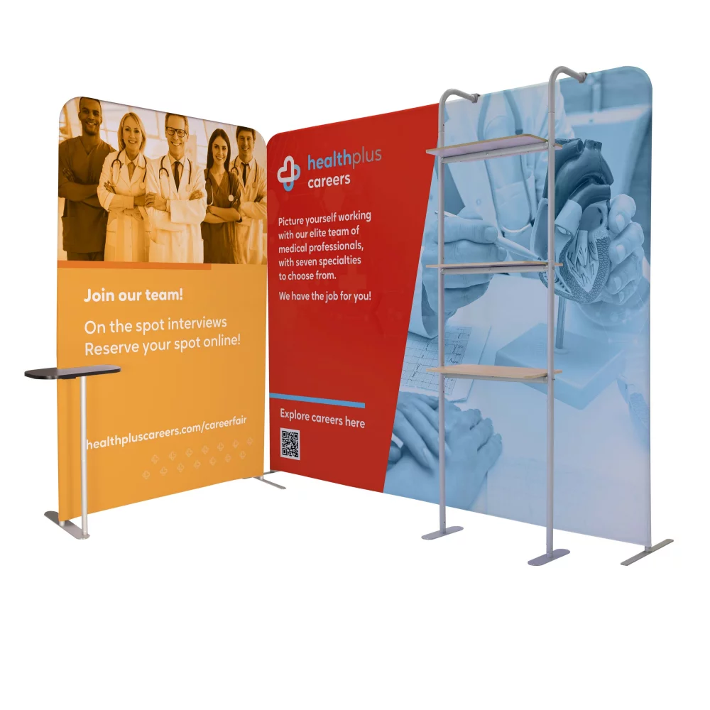 EuroFit Cascade Three-Shelf Merchandiser Kit