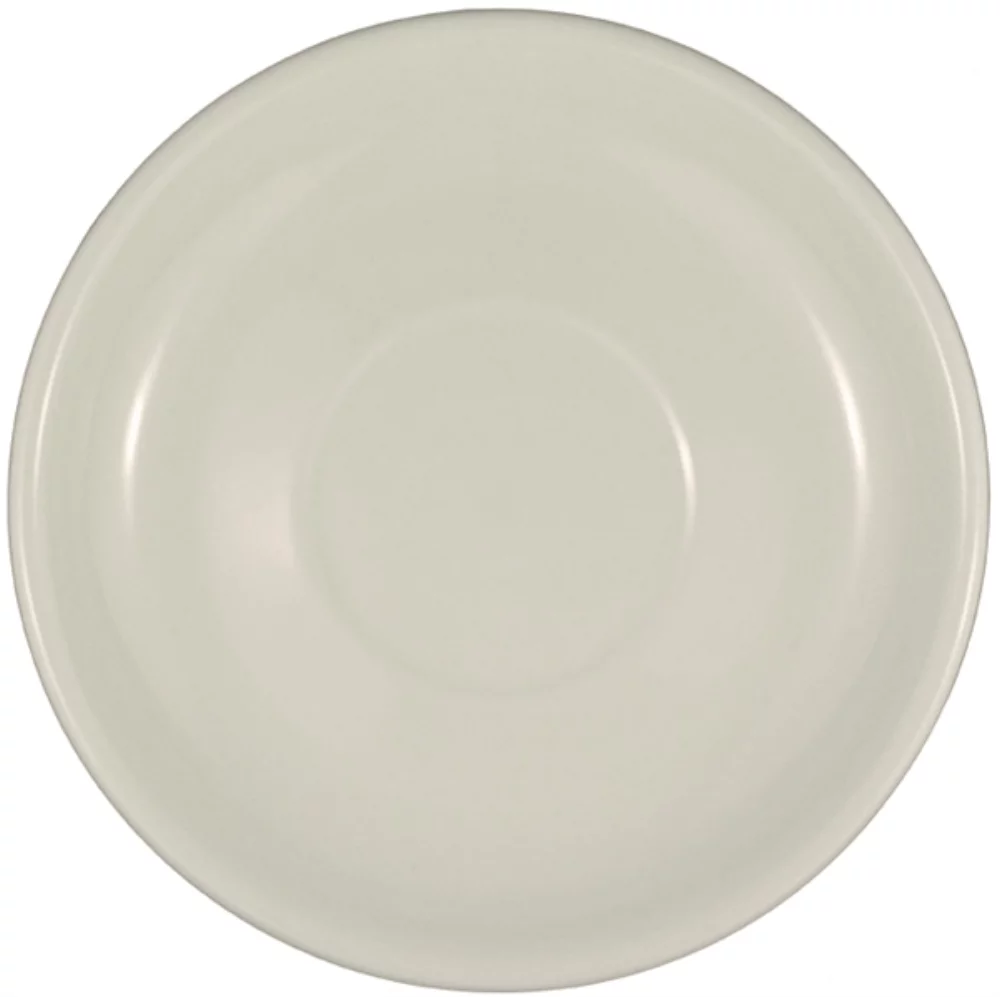 Vetro saucer 6-1/8 natural vitrified