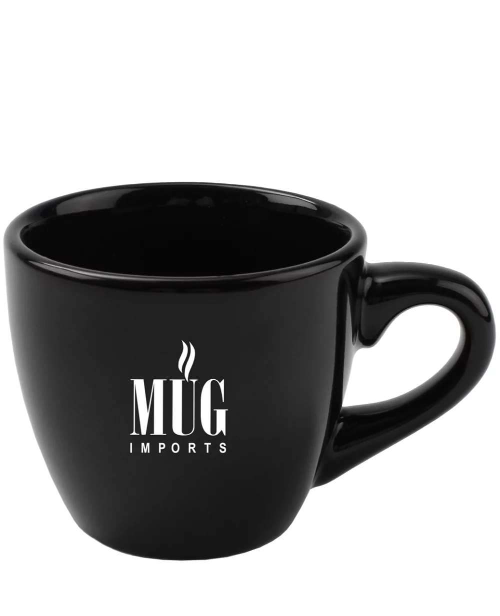 Piccolo espresso mug 3.5oz black vitrified