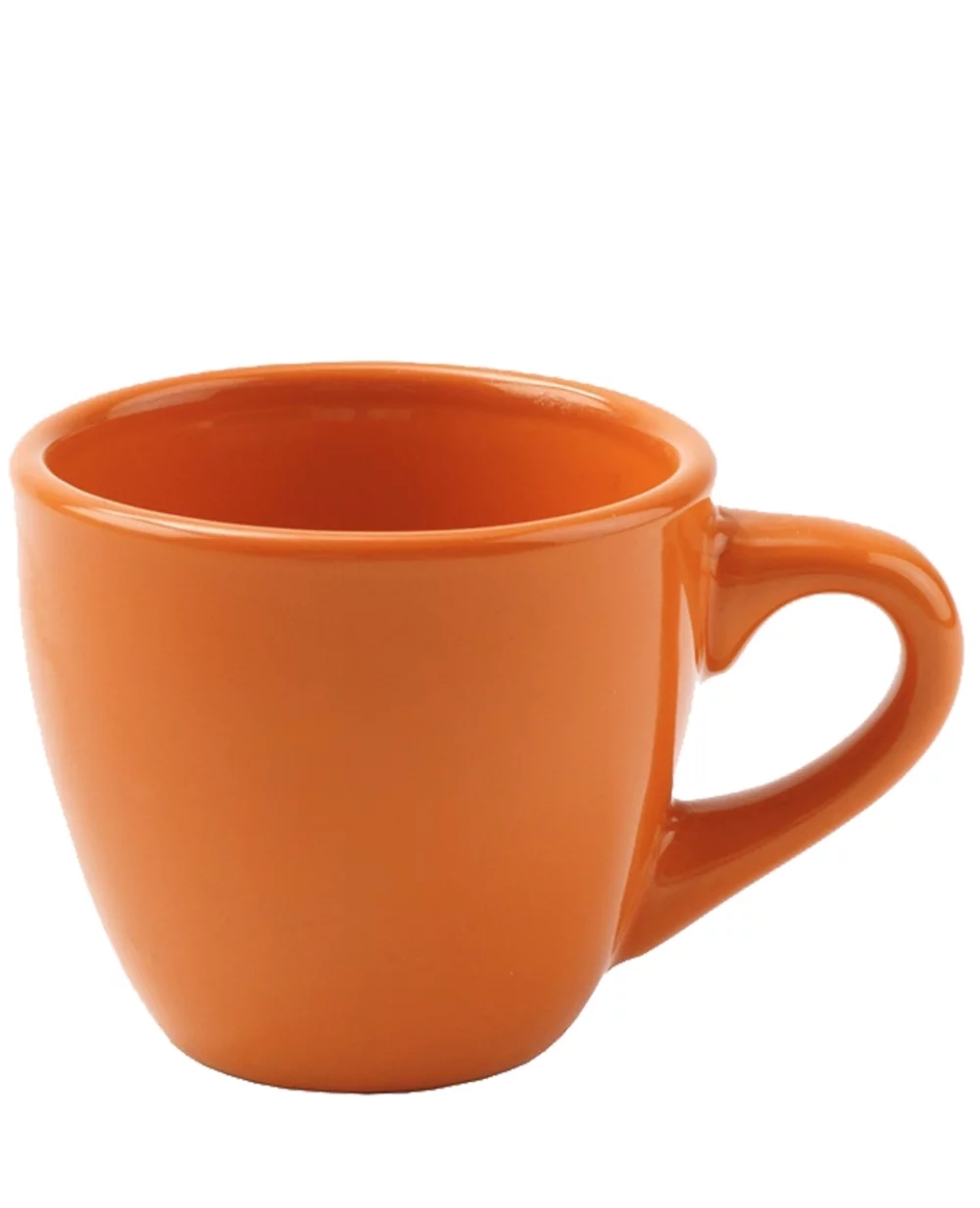 Piccolo espresso mug 3.5oz orange vitrified