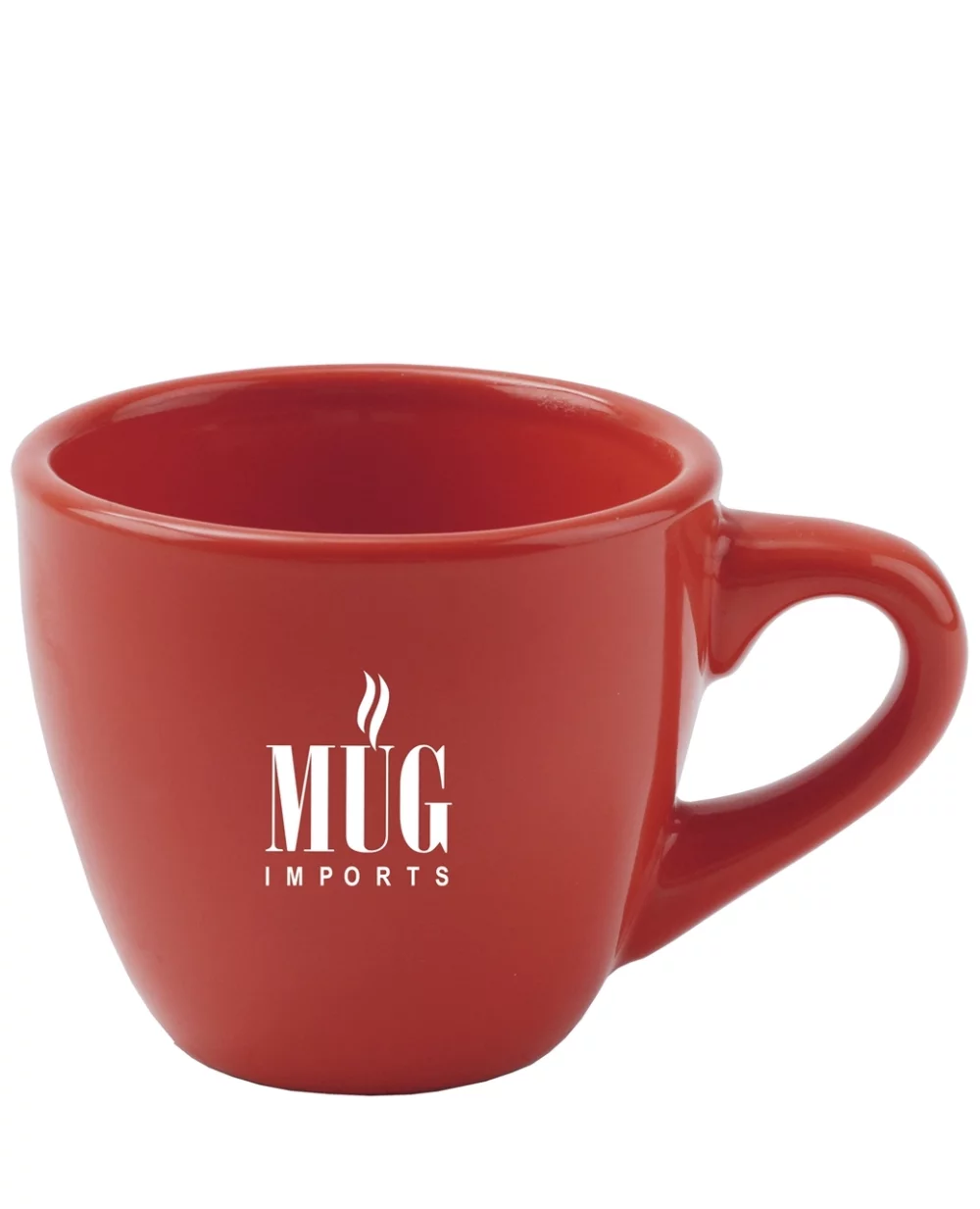 Piccolo espresso mug 3.5oz red vitrified
