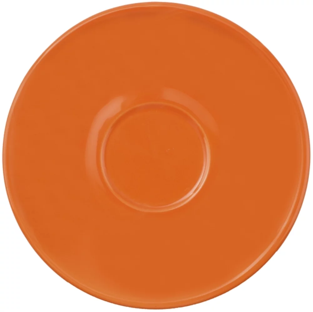 Soucoupe Piccolo 5-3/16" orange vitrifié