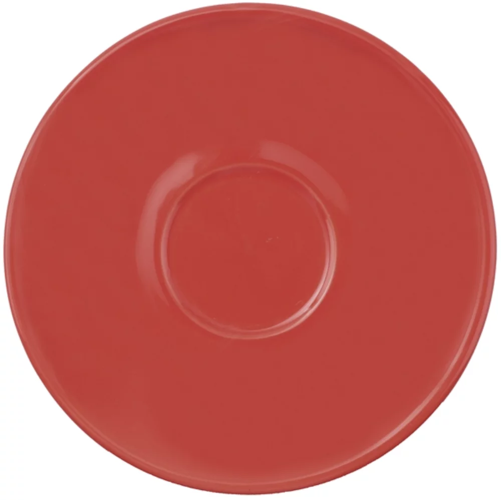 Soucoupe Piccolo 5-3/16" rouge vitrifié