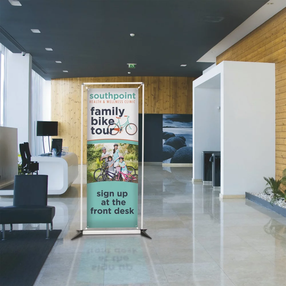 3.5' FrameWorx Display (1-Sided, 13 oz. Smooth Vinyl)