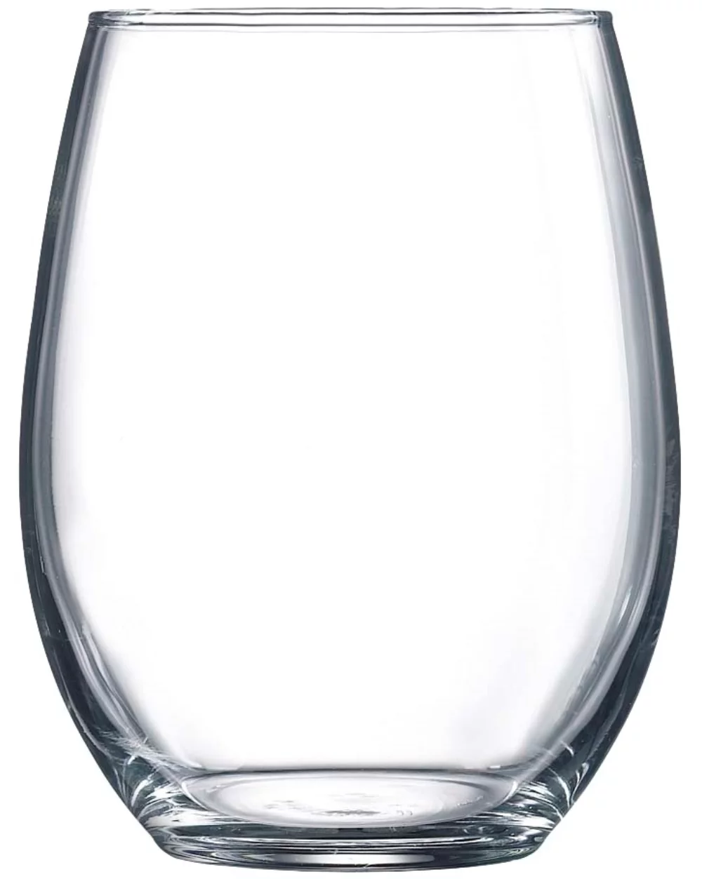 Verre à vin sans pied Veranda 21 oz S/4 dans une boîte cadeau Midnight