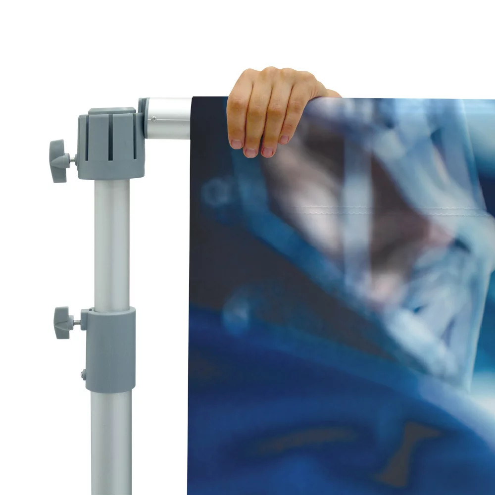 Kit d'affichage en tête d'affiche (vinyle 18 oz, recto-verso)