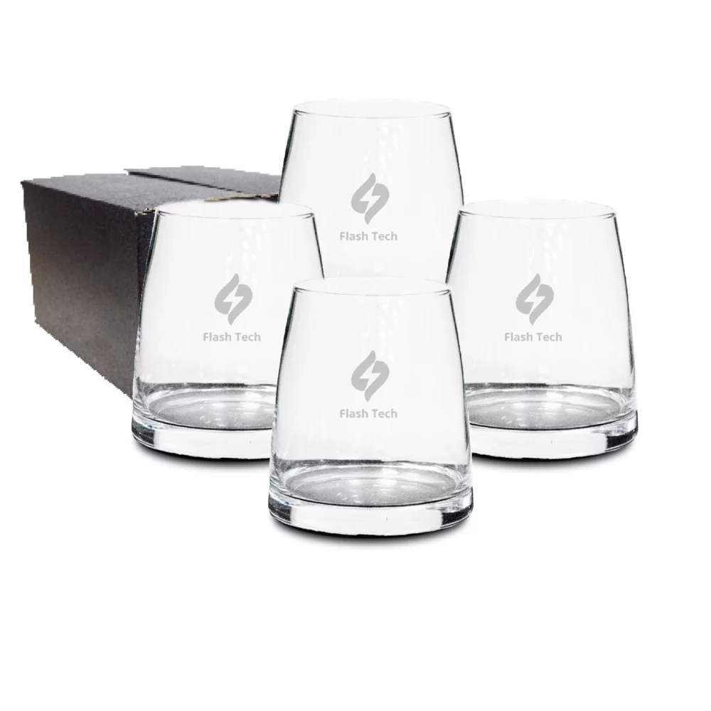 Chef & Sommelier Aska O/F 12.9oz stemless, set of 4 in a Midnight gift box