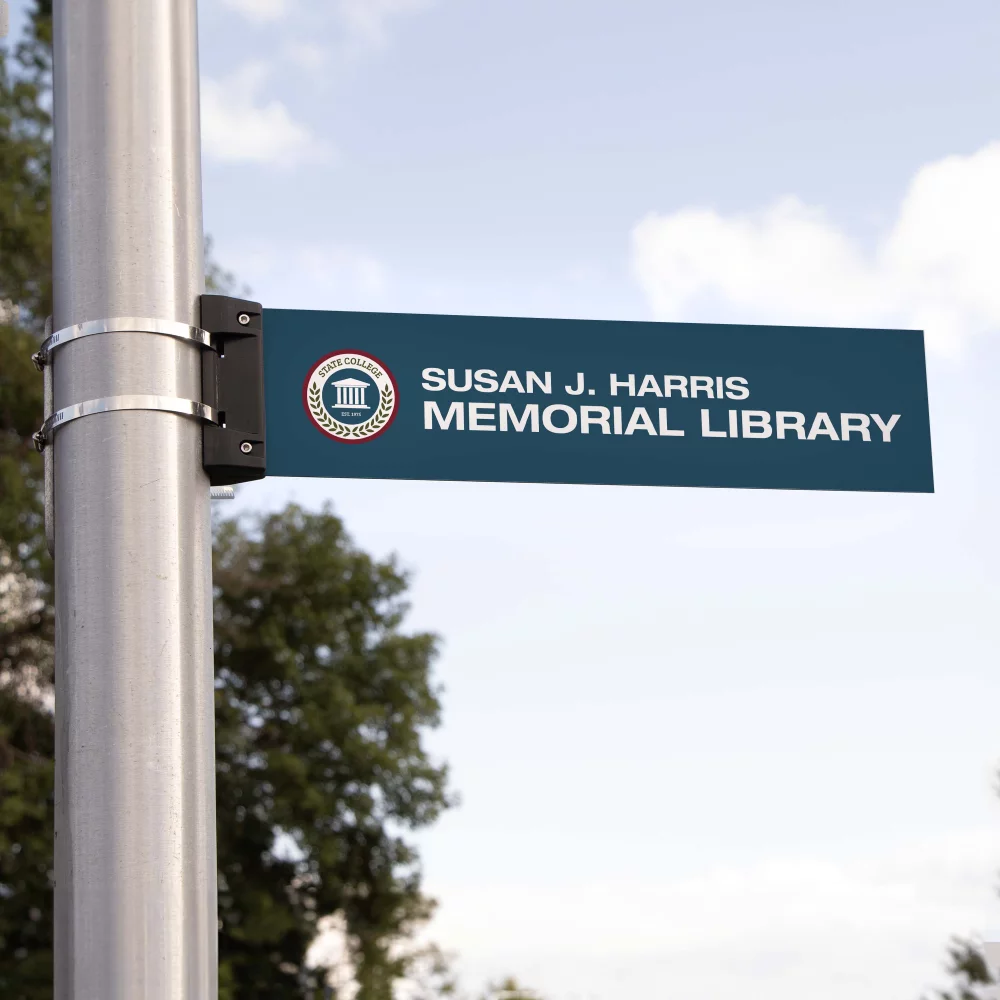 Wayfinding Sign Rectangle Horizontal Kit