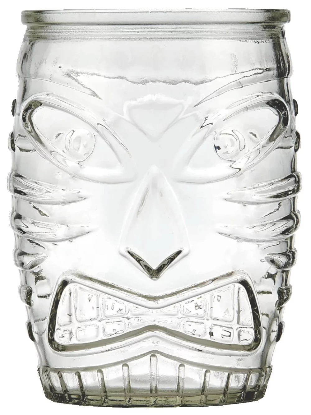 Tiki 16oz clear glass