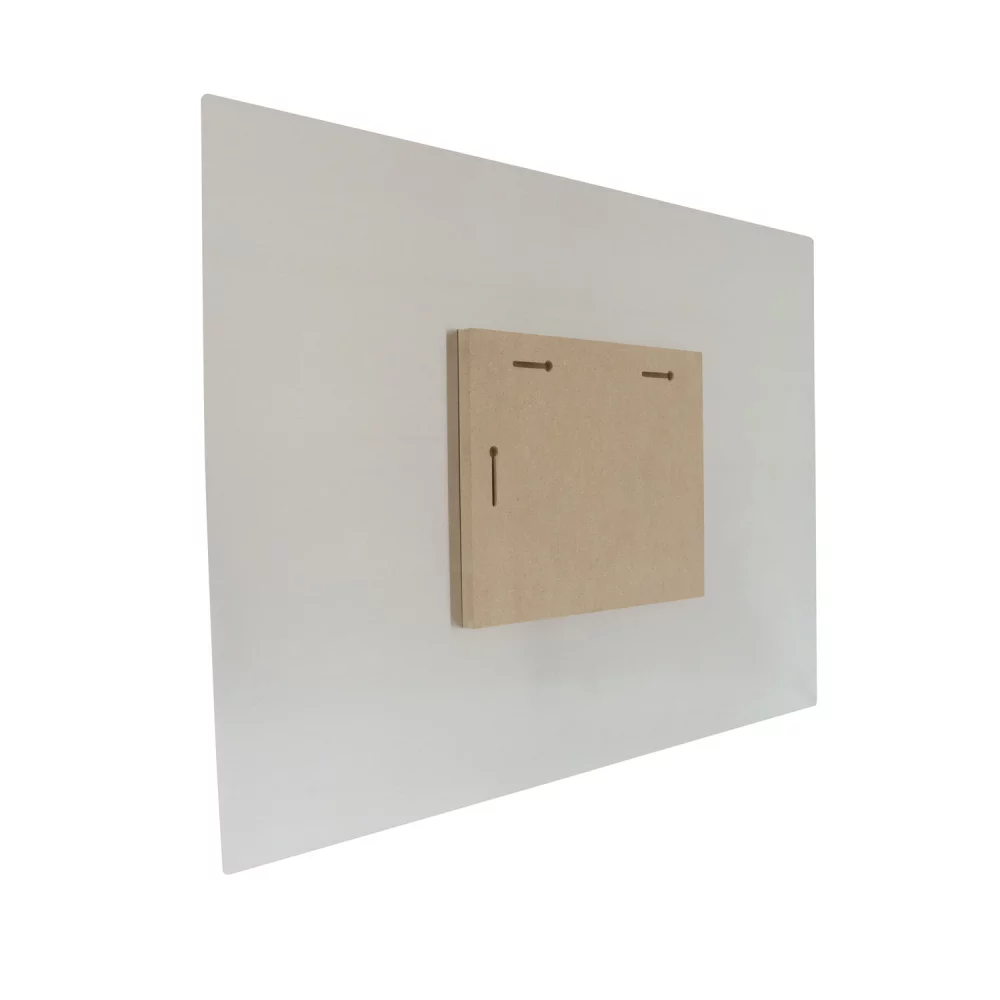 Impression en aluminium de 8 po x 24 po avec kit de sublimation de teinture et montage d'ombre.