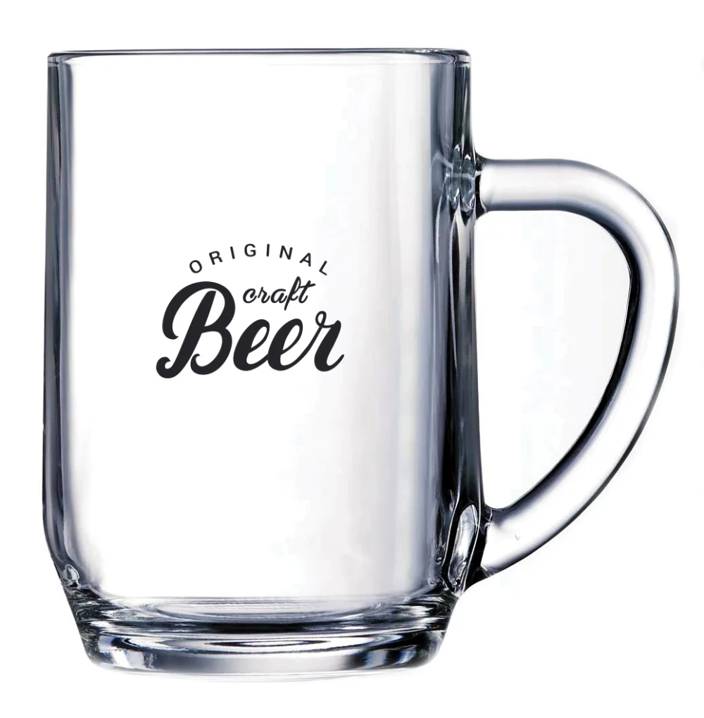 Harworth 20oz glass beer mug
