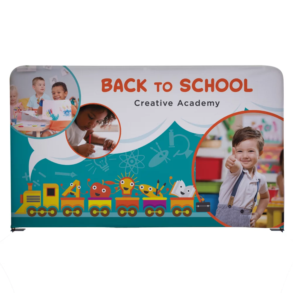 Kit d'affichage Over-the-Top de 6' (mur arrière court)