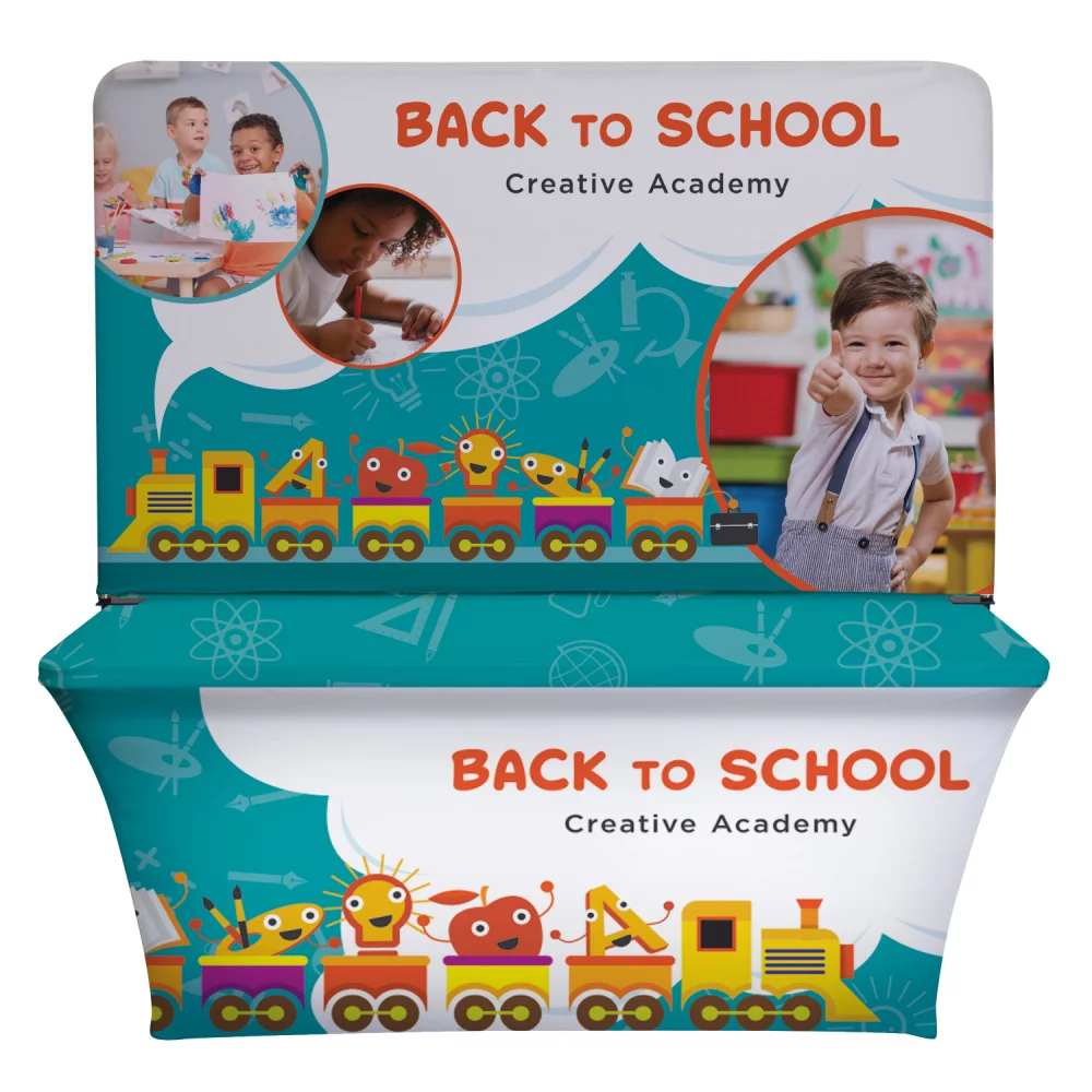 Kit d'affichage Over-the-Top de 6' (mur arrière court)