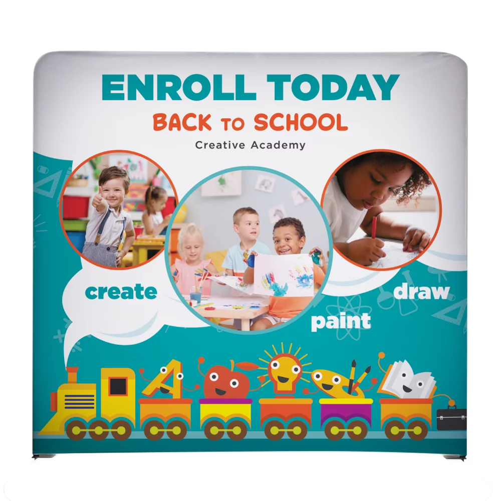 Kit d'affichage Over-the-Top de 6' (Mur arrière haut)