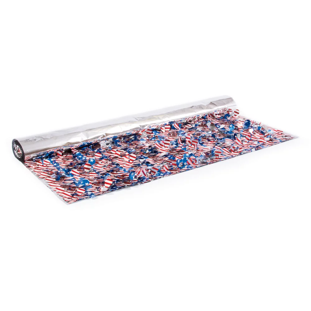 Victory Corps Stars & Stripes Floral Sheeting (10 Yards)
