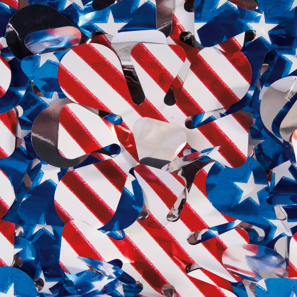 Victory Corps Stars & Stripes Floral Sheeting (10 Yards)