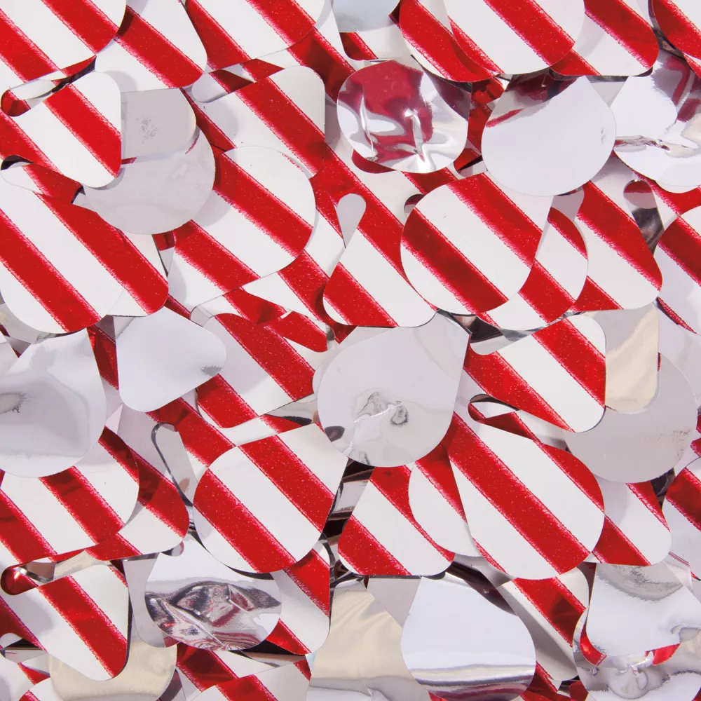 Victory Corps Candy Cane Floral Sheeting (10 Yards)