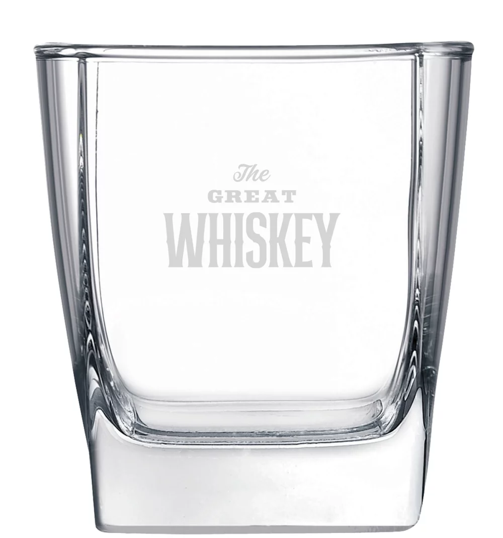 ~ Verre carré Mini 10.5oz - Emballage en vrac/Palette