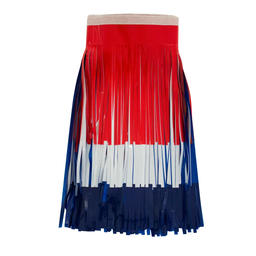Frange standard rouge, blanche et bleue de la Victory Corps (15")
