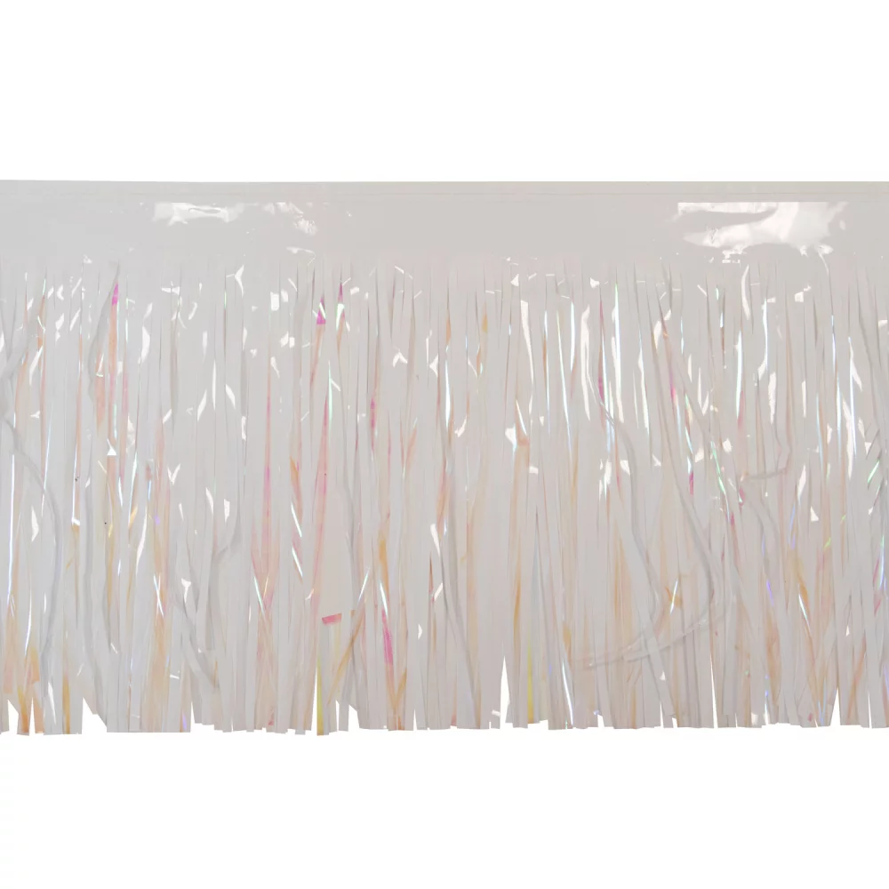 Victory Corps™ Frange irisée et blanche (15")