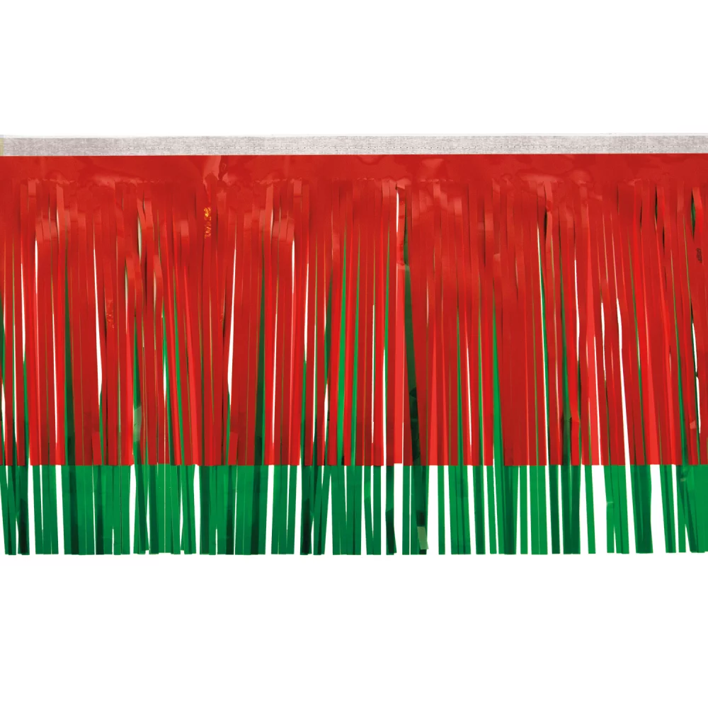 Frange standard rouge et vert foncé de la Victory Corps (15")