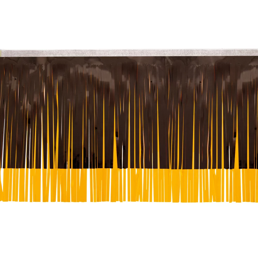 Victory Corps Standard Black & Spanish Gold Fringe (15")