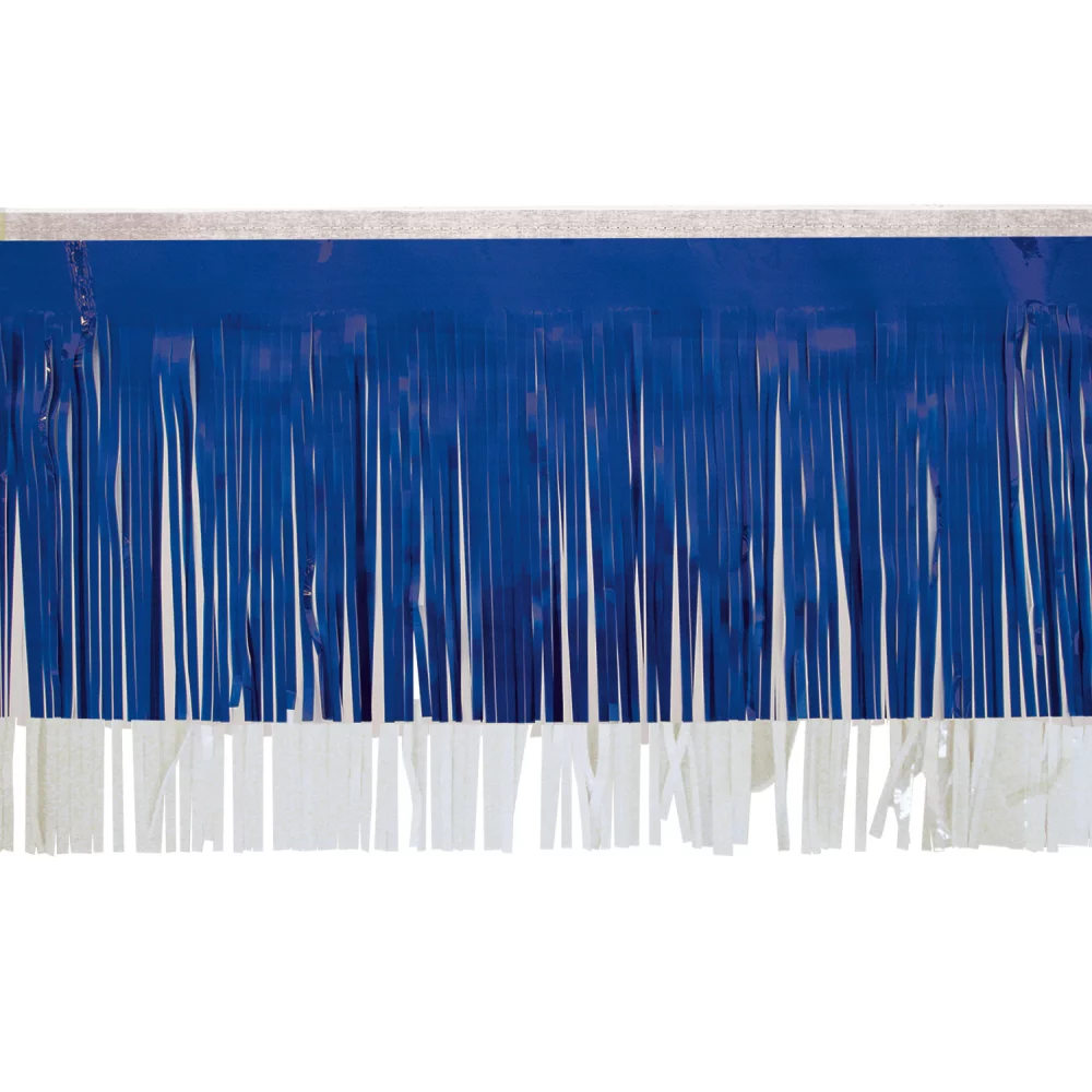 Frange standard bleu foncé et blanc de la Victory Corps (15")