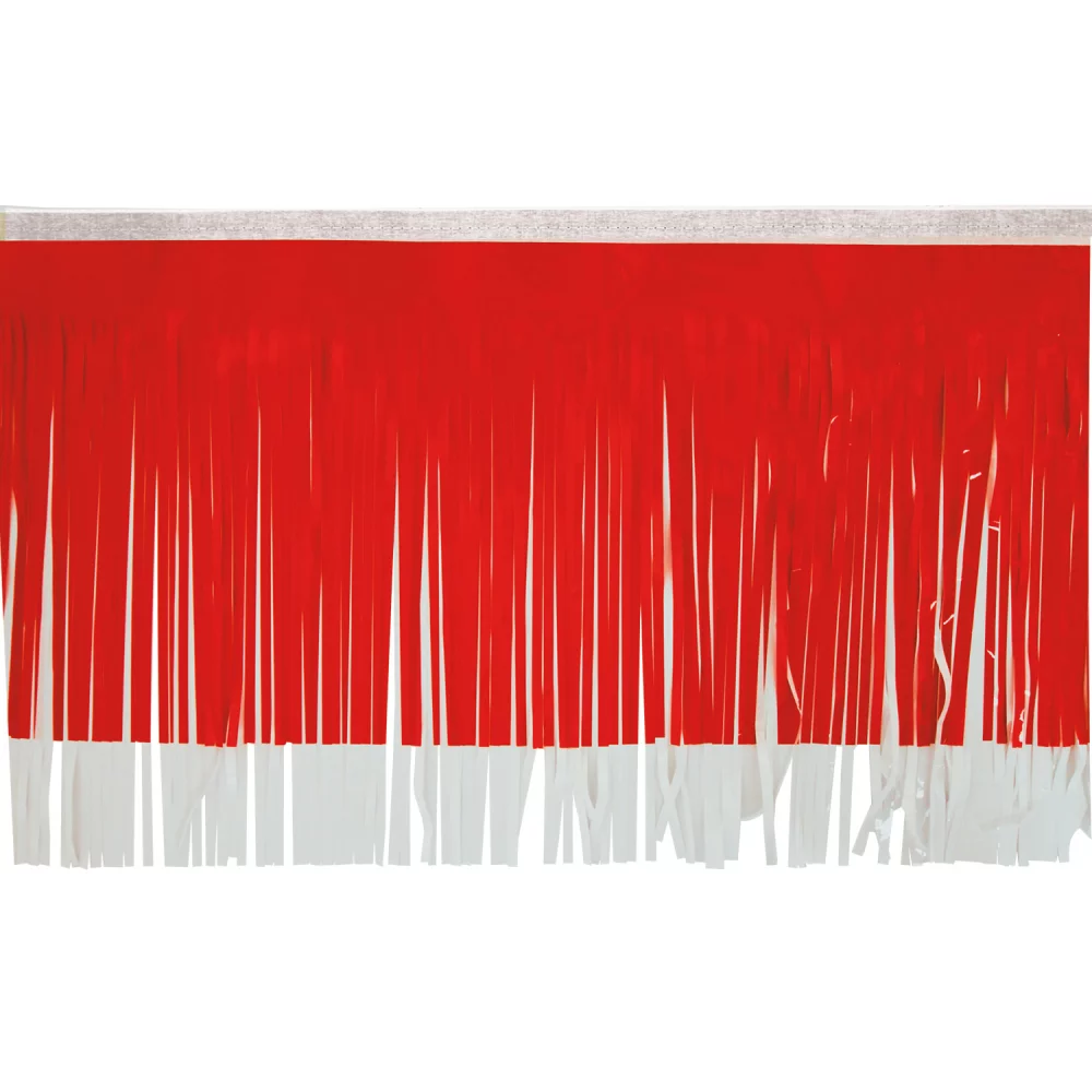Victory Corps Standard Red & White Fringe (15")