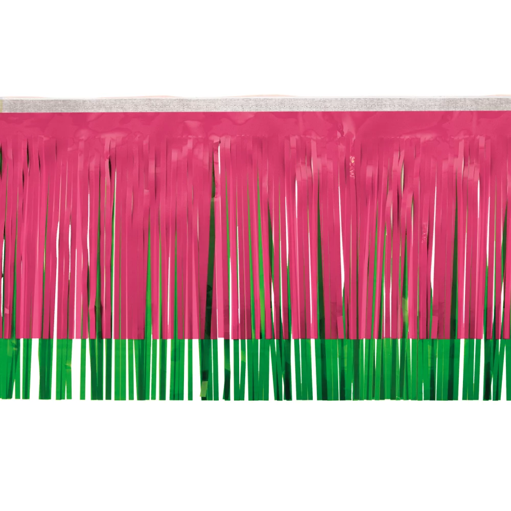 Frange standard de la Victory Corps en cerise et vert gazon (15")