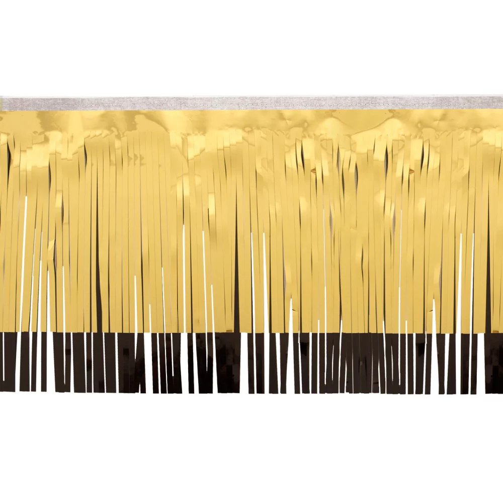 Victory Corps Metallic Gold & Standard Black Fringe (15")