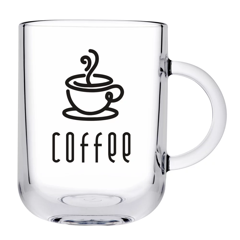 Mug en verre transparent Ionic, 11 oz