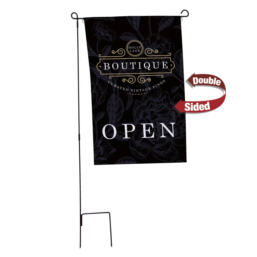 Kit de drapeau de jardin double face de 30" x 48"