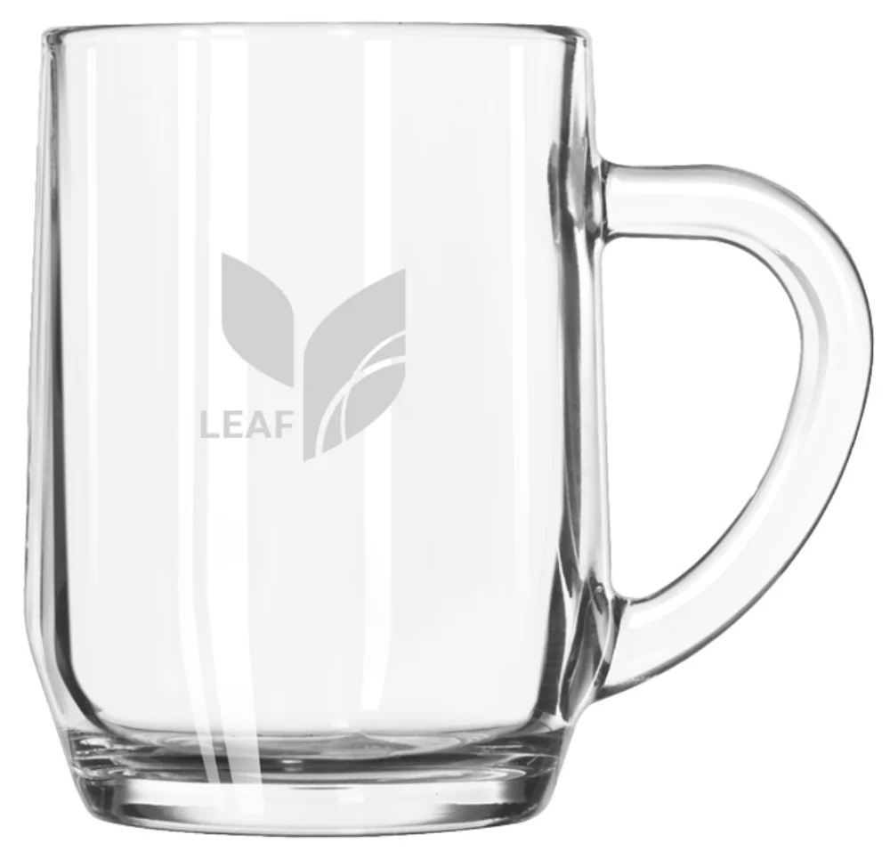 Tasse Columbia en verre clair de 10 oz