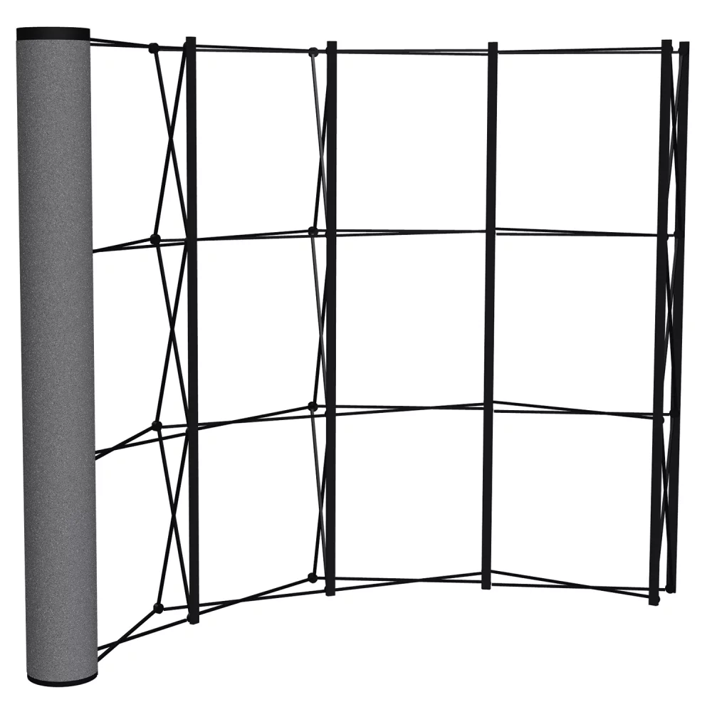 Panneau d'extrémité ARISE courbé (tissu)