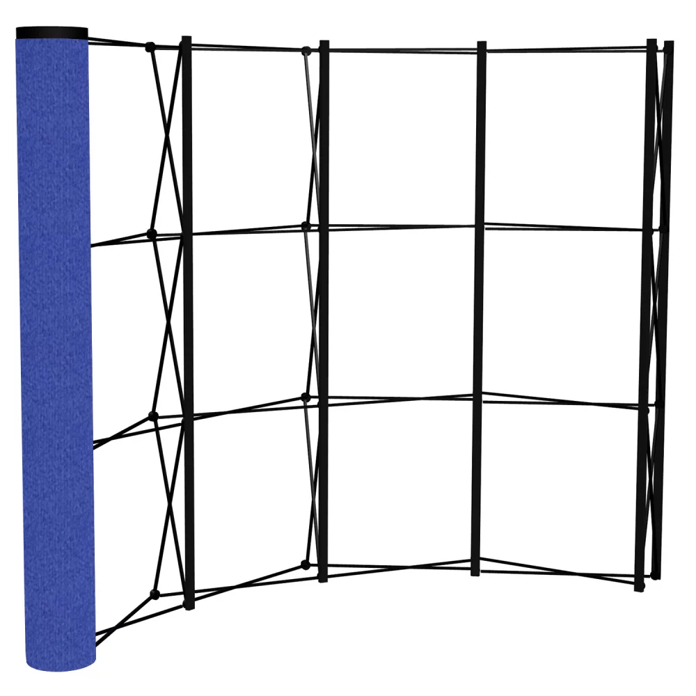 Panneau d'extrémité ARISE courbé (tissu)