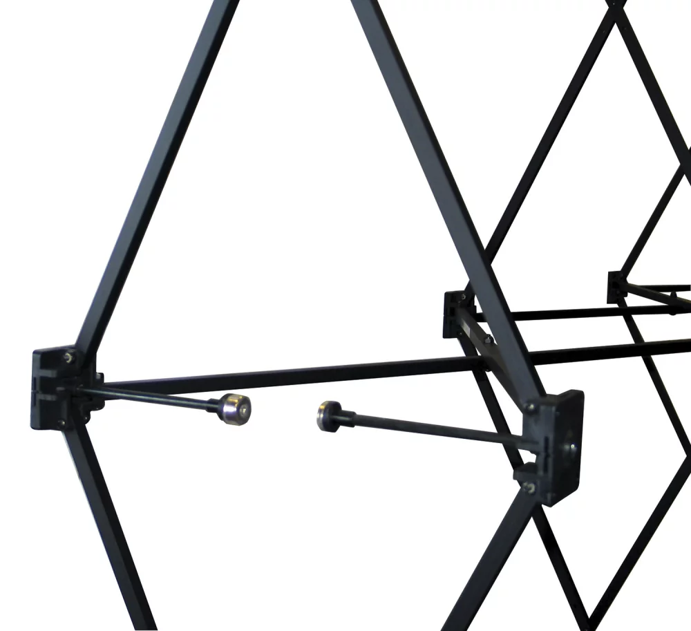 10' Straight ARISE Floor Display Kit (Mural w/ Fabric Ends)