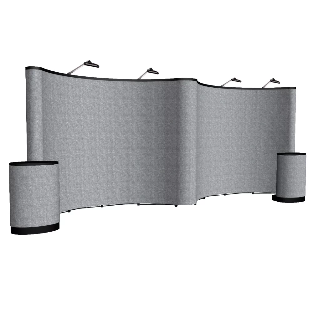 20' Gullwing ARISE Floor Display Kit (Fabric)