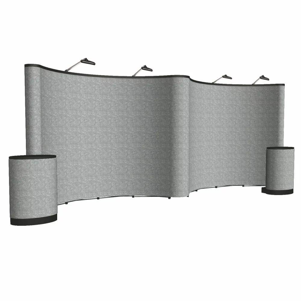 20' Gullwing ARISE Floor Display Kit (Fabric)