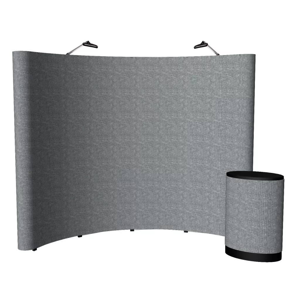 Affichage pop-up Echo de 10' (kit en tissu avec lumières)